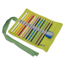 Lamy Plus Colored Pencil Roll - Set of 13, out of packaging