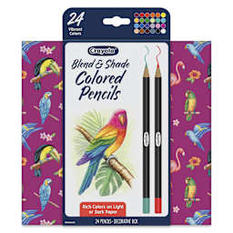 Crayola Blend & Shade Color Pencils Set, front of the packaging