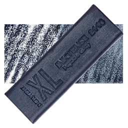 Derwent Inktense XL Block - Payne's Grey, swatch and block