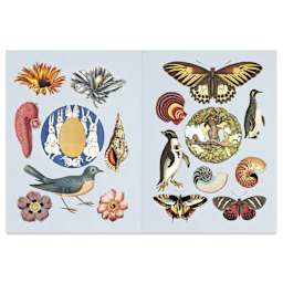 The Antiquarian Sticker Book, nature stickers