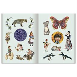 The Antiquarian Sticker Book : Bibliophilia, people and animals