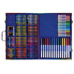 Crayola Imagination Art Set - Original, Set of 115, contents shown inside of the carrying case