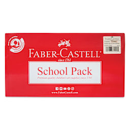 Faber-Castell Triangular Colored EcoPencils - School Pack of 252, top of box