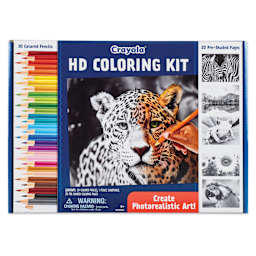 Crayola HD Coloring Kit - front of packaging