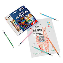 Crayola Sketch & Shade Doodle Pencils - Set of 14, with doodle