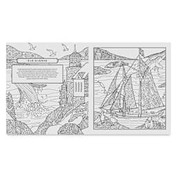 Eric Dowdle Coloring Book: National Parks, Bar Harbor