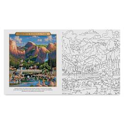 Eric Dowdle Coloring Book: National Parks, Yosemite National Park