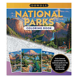 Eric Dowdle Coloring Book: National Parks, front cover