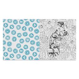 Beautiful Birds Coloring Book, open