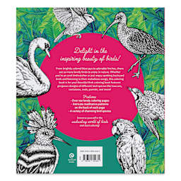 Beautiful Birds Coloring Book, back cover