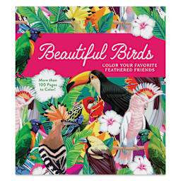Beautiful Birds Coloring Book, front cover