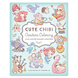 Cute Chibi Creature Coloring Book, front cover