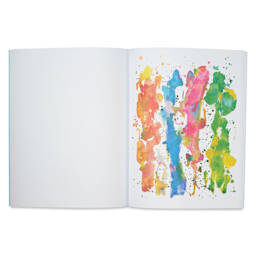 The Reverse Coloring Book: Mindful Journeys - 8-1/2" x 11", 104 Pages, unfinished reverse coloring page