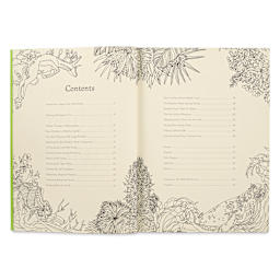 Return of the Wild Coloring Book, table of contents