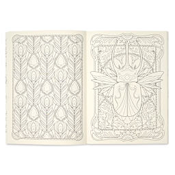 Tattoo Wonderlands Coloring Book - 8-1/4" x 11-1/2", 80 Pages, Stag beetle