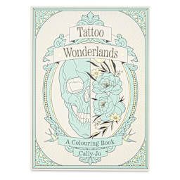 Tattoo Wonderlands Coloring Book - 8-1/4" x 11-1/2", 80 Pages, front cover