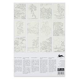 The Pepin Press Landscape Artists’ Coloring Book, back cover