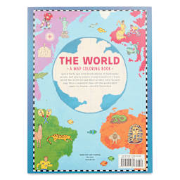 The World: A Map Coloring Book, back cover