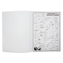 The World: A Map Coloring Book, Northern and Central Europe