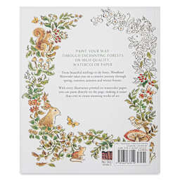 Woodland Watercolor: A Coloring Workbook, back cover