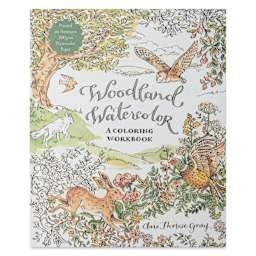 Woodland Watercolor: A Coloring Workbook, front cover