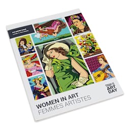 Today Is Art Day Art History Coloring Book - Women in Art (front cover)