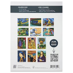 Today Is Art Day Art History Coloring Book - Masterpieces