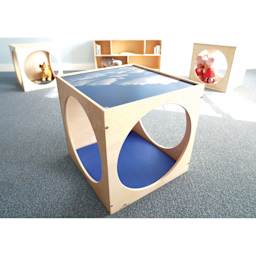Whitney Brothers Acrylic Top Play House Cube, in classroom 
