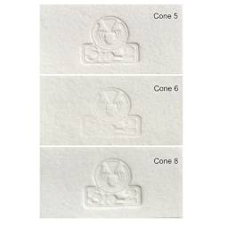Sio-2 Cellulain Porcelain Paper Clay fired at Cone 5, 6, and 8