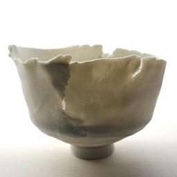 Sio-2 Cellulain Porcelain Paper Clay finished piece by Penelope Vallejo