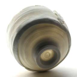 Sio-2 Cellulain Porcelain Paper Clay - underside of finished piece by Penelope Vallejo