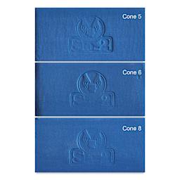 Sio-2 Upsala Blue Porcelain, fired at cone 5, 6, and 8