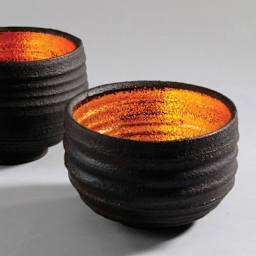 Sio-2 PRNF Black Sculpture Clay - finished piece by Martha Rieger