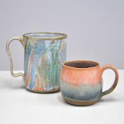 Sio-2 Berlin Grey Stoneware Clay - finished mug pieces by Rui Gassen