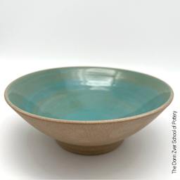 Sio-2 Toffee Caramel Stoneware Clay - finished example, bowl from the Donn Zver School of Pottery