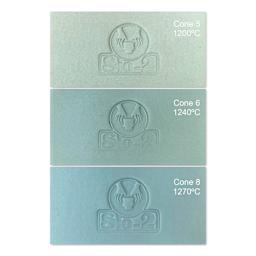 Sio-2 Lagoon Turquoise Blue Porcelain Clay - Fired to Cone 5, 6, and 8