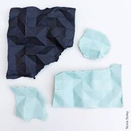 Sio-2 Lagoon Turquoise Blue Porcelain Clay - finished examples by Nuria Soley