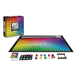 Hues and Cues: A Guessing Game of Colors and Clues - Components of package