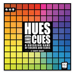Hues and Cues: A Guessing Game of Colors and Clues - Front of Package