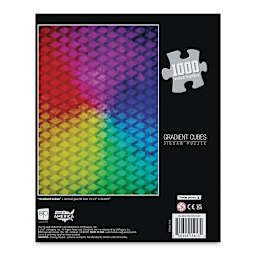 Gradient Cubes 1000 Piece Puzzle (back of box)