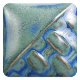 Mayco Stoneware Matte Glaze - Capri Blue - fired at cone 10 reduction