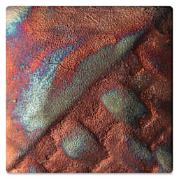 Mayco Raku Glaze - Peacock Matte, RK106, Pint (fired)