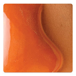 Spectrum Underglazes - Bright Orange, Pint, fired to cone 05