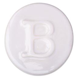Botz Pro Glaze - Opal White, 200 ml sample fired to 1150°C / 2102°F