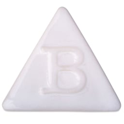 Botz Pro Glaze - Opal White, 200 ml sample fired to 1250°C / 2282°F