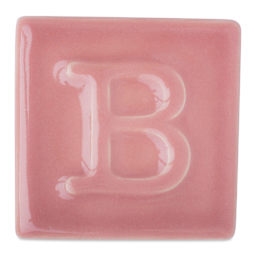 Botz Pro Glaze - Pearl Pink, 200 ml sample fired to 1050°C / 1922°F