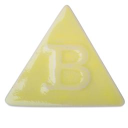 Botz Pro Glaze - Citrine Yellow, 200 ml sample fired to 1250°C / 2282°F