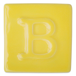 Botz Pro Glaze - Citrine Yellow, 800 ml sample fired to 1050°C / 1922°F