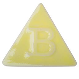 Botz Pro Glaze - Citrine Yellow, 800 ml sample fired to 1250°C / 2282°F