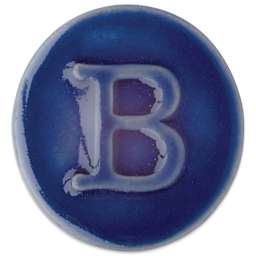Botz Pro Glaze - Sapphire Blue, 200 ml sample fired to 1150°C / 2102°F